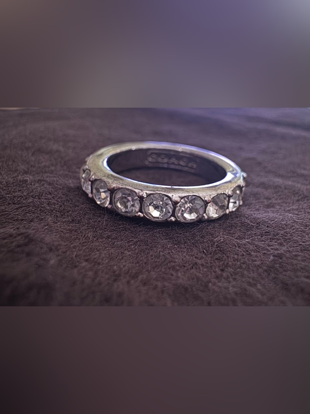 COACH Rhinestone Eternity Band